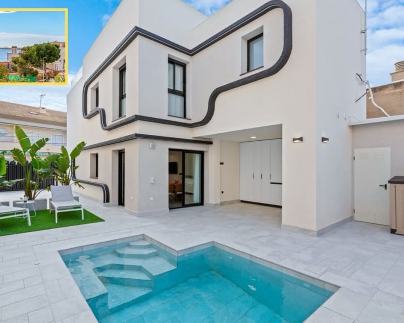 Chalet de 4 habitaciones en Torre de la Horadada en venta con piscina - 698.000 € (Ref: 9725077)