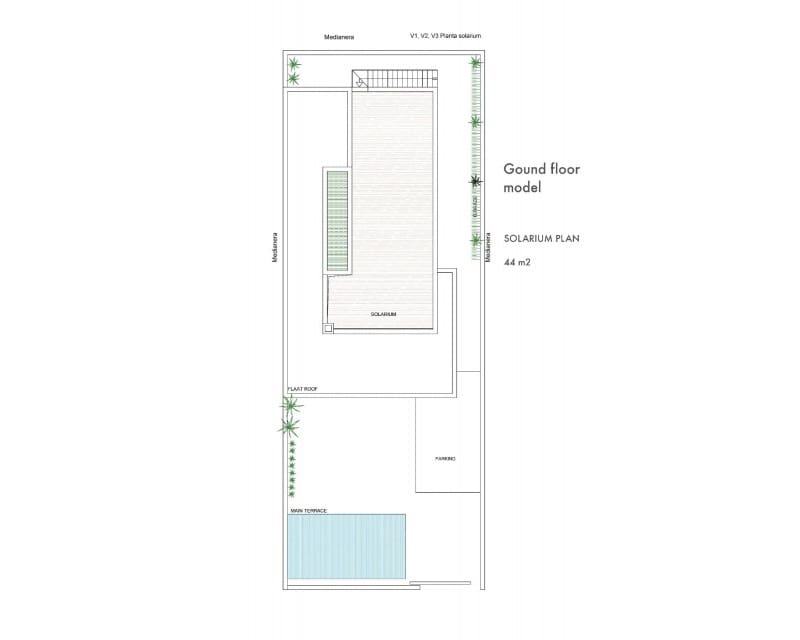 2 quarto Moradia para venda em Los Alcazares com piscina - 439 000 € (Ref: 9733966)