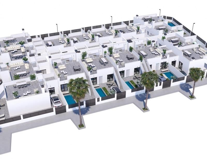 2 soveværelse Byhus til salg i Roldan med swimmingpool - € 259.900 (Ref: 9784396)