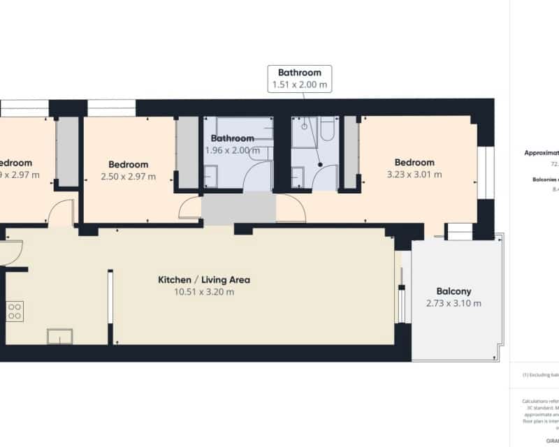 3 Zimmer Apartment zu verkaufen in Los Narejos mit Pool - 240.000 € (Ref: 9827999)