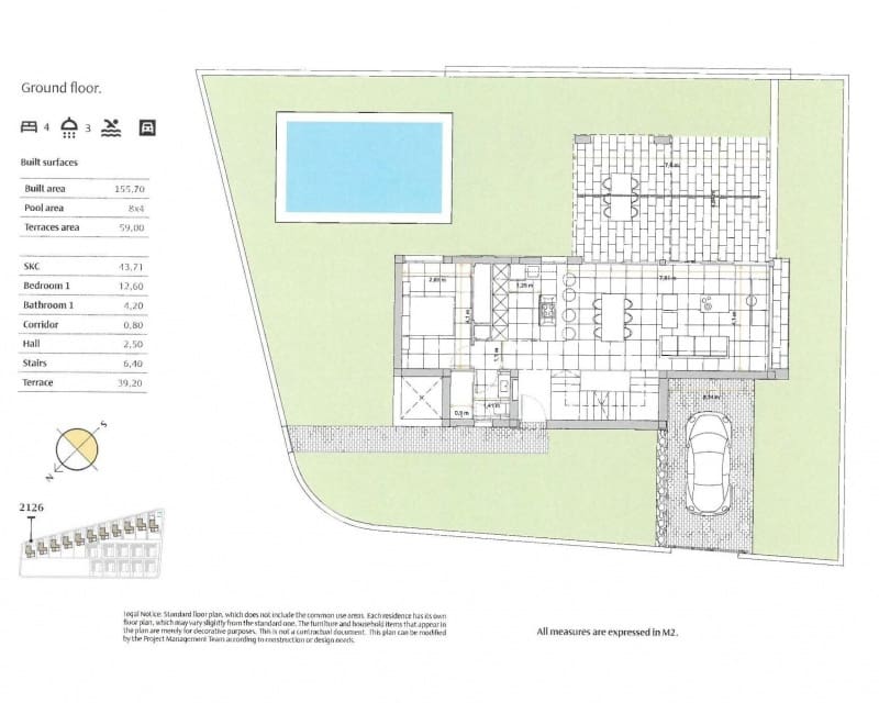 4 sypialnia Willa na sprzedaż w Algorfa z basenem - 669 000 € (Ref: 9895471)