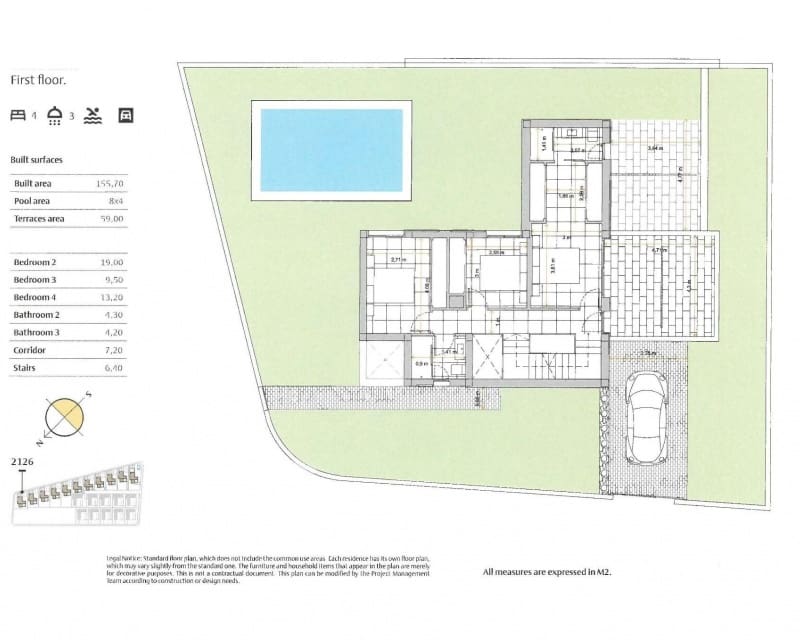 4 sypialnia Willa na sprzedaż w Algorfa z basenem - 669 000 € (Ref: 9895471)