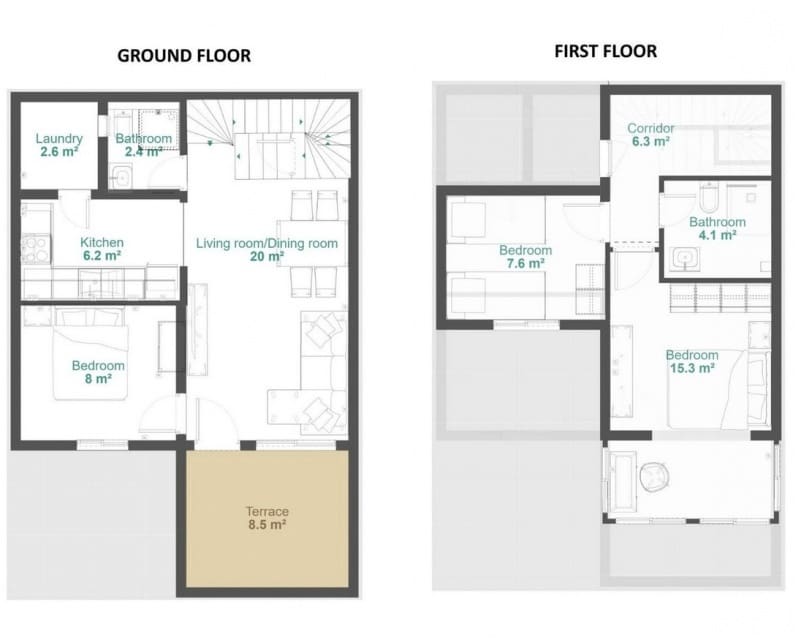 3 quarto Casa em Banda para venda em Orihuela Costa com piscina - 279 000 € (Ref: 9926390)