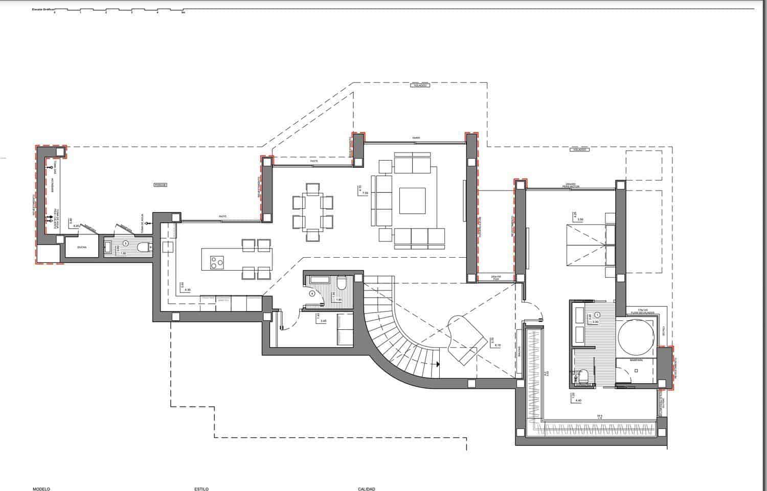 4 sypialnia Willa na sprzedaż w Benitachell / Benitatxell z basenem - 2 950 000 € (Ref: 8473995)