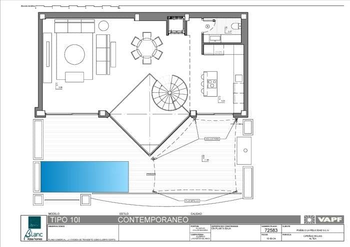 4 bedroom Villa for sale in Altea with pool - € 1,095,000 (Ref: 8802257)
