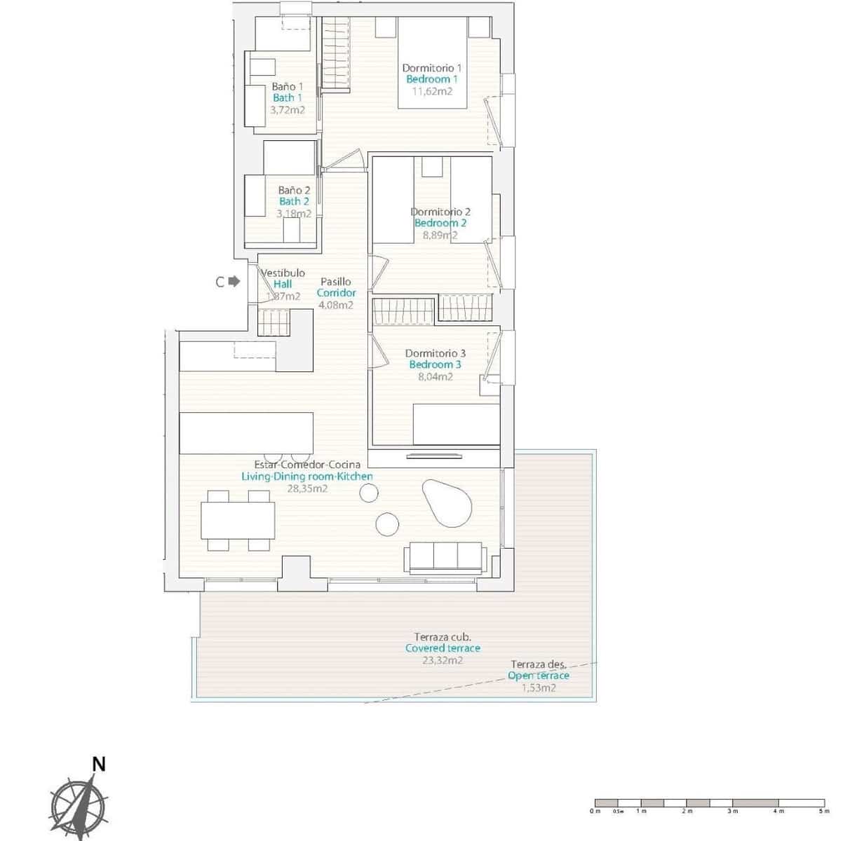 4 bedroom Apartment for sale in La Villajoyosa / Vila Joiosa with pool - € 750,000 (Ref: 9075114)