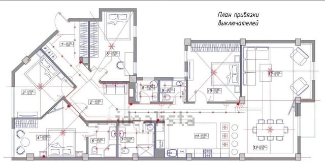 4 sypialnia Apartament na sprzedaż w La Gran Via, Miasto Walencja - 1 890 000 € (Ref: 9326479)