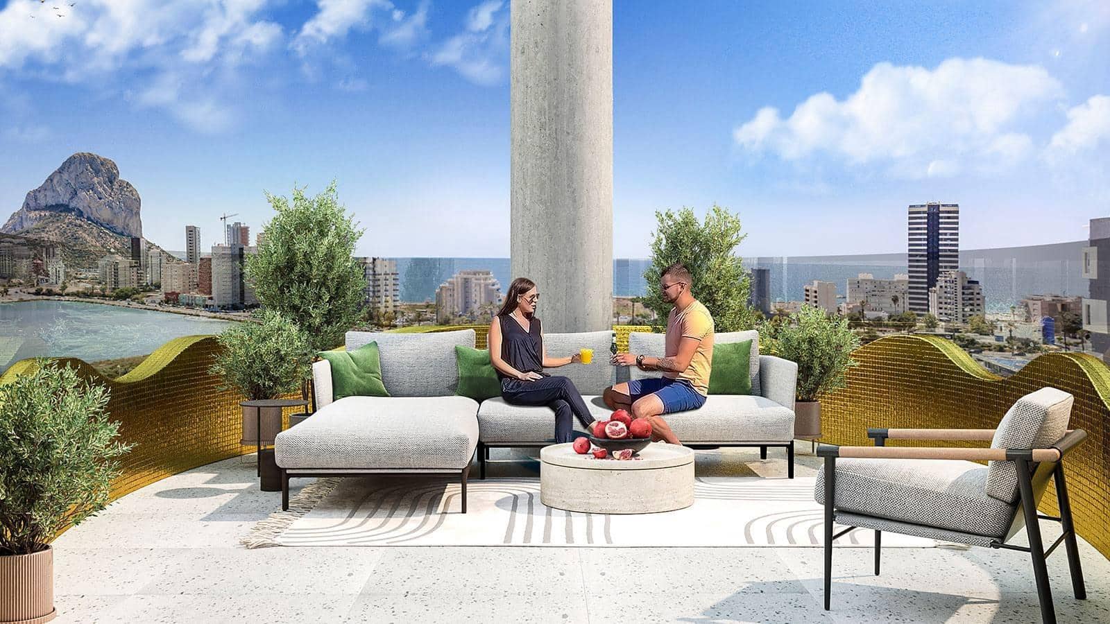 3 soveværelse Lejlighed til salg i Calpe / Calp med swimmingpool - € 625.000 (Ref: 9353635)