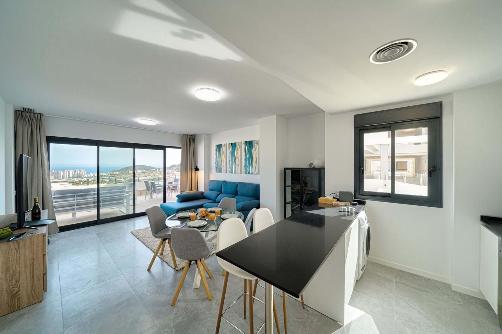 2 soveværelse Lejlighed til leje i Finestrat med swimmingpool - € 1.800 (Ref: 9491461)