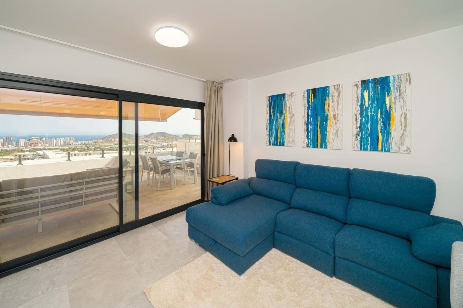 2 soveværelse Lejlighed til leje i Finestrat med swimmingpool - € 1.800 (Ref: 9491461)