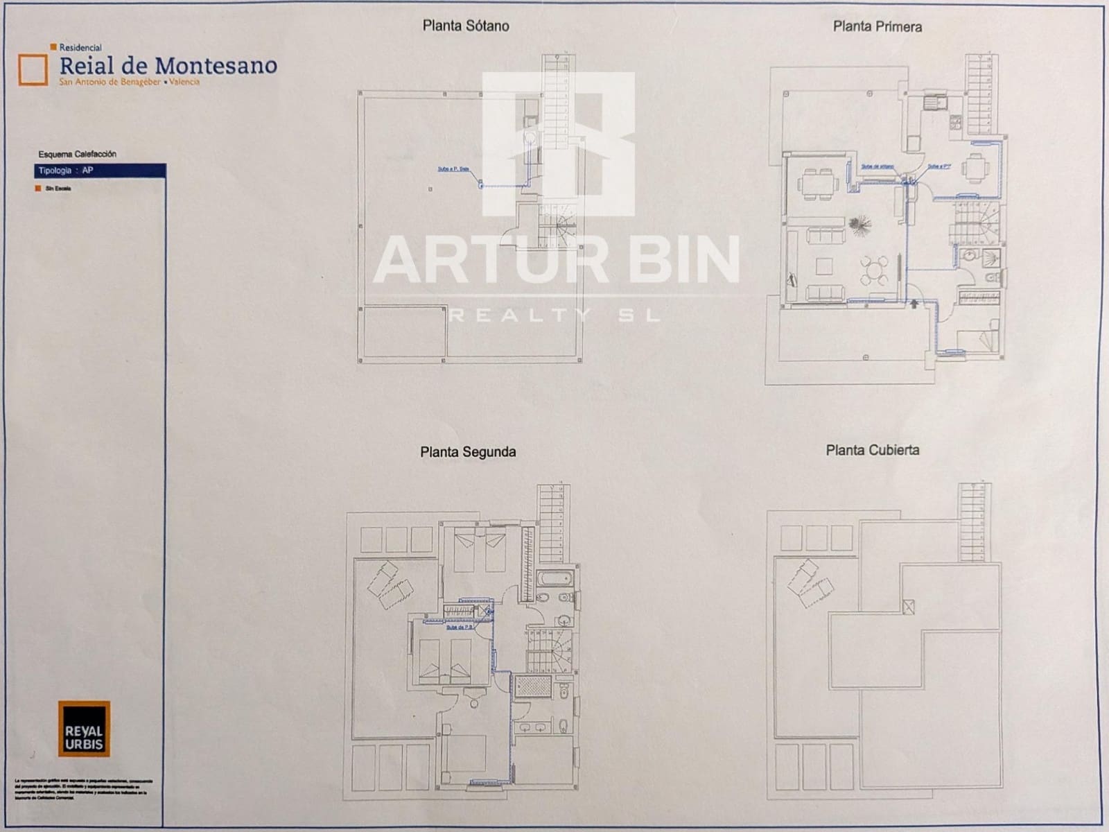 4 bedroom Villa for sale in San Antonio de Benageber with pool garage - € 750,000 (Ref: 9637627)