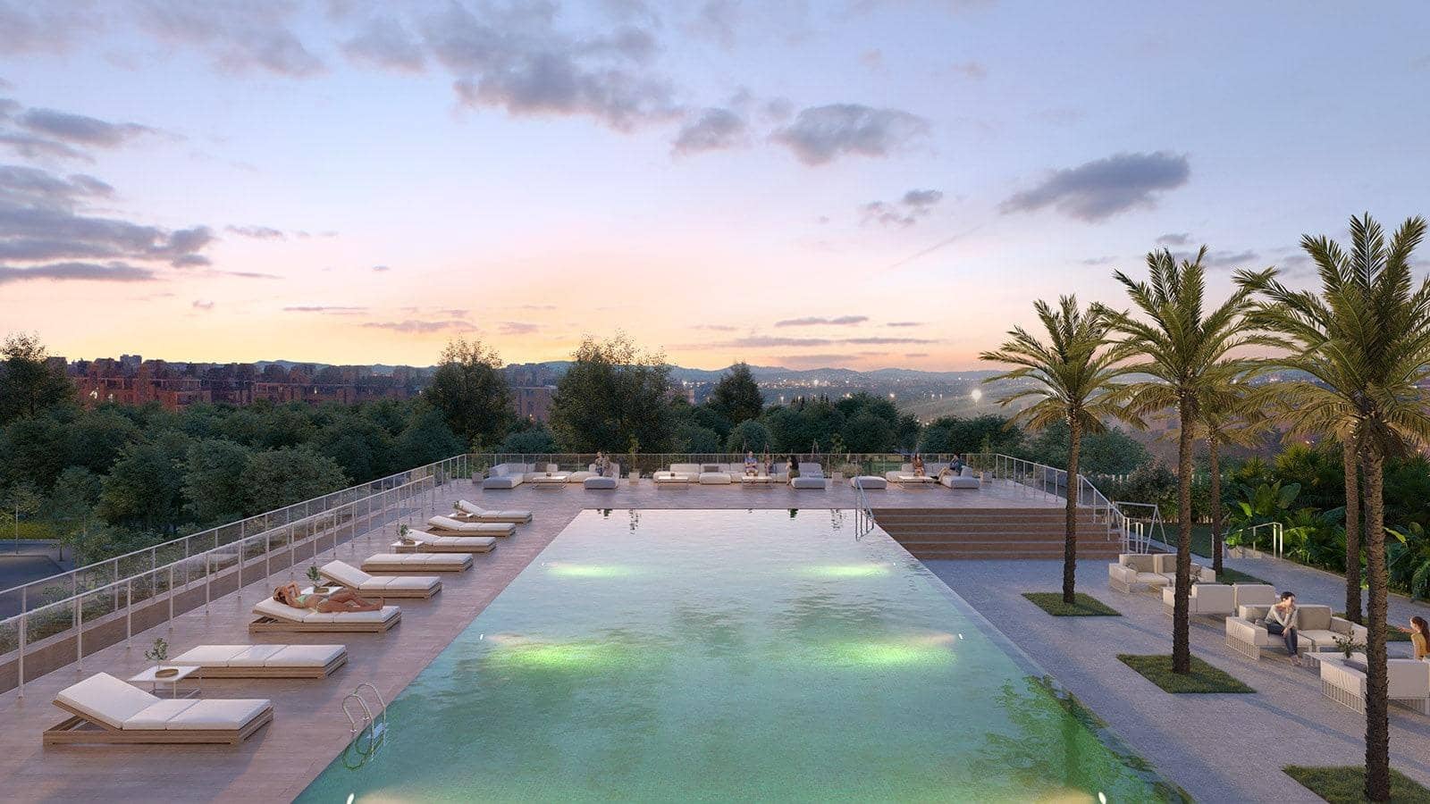 2 bedroom Apartment for rent in Valencia city with pool garage - € 3,200 (Ref: 9865224)