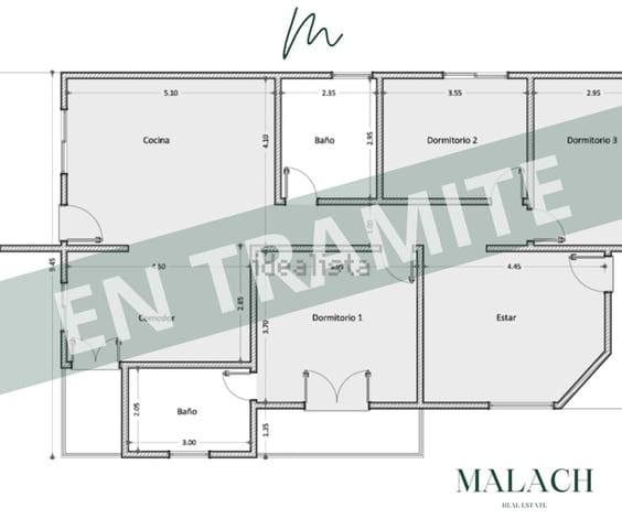 3 quarto Apartamento para venda em Mislata - 149 000 € (Ref: 9876462)