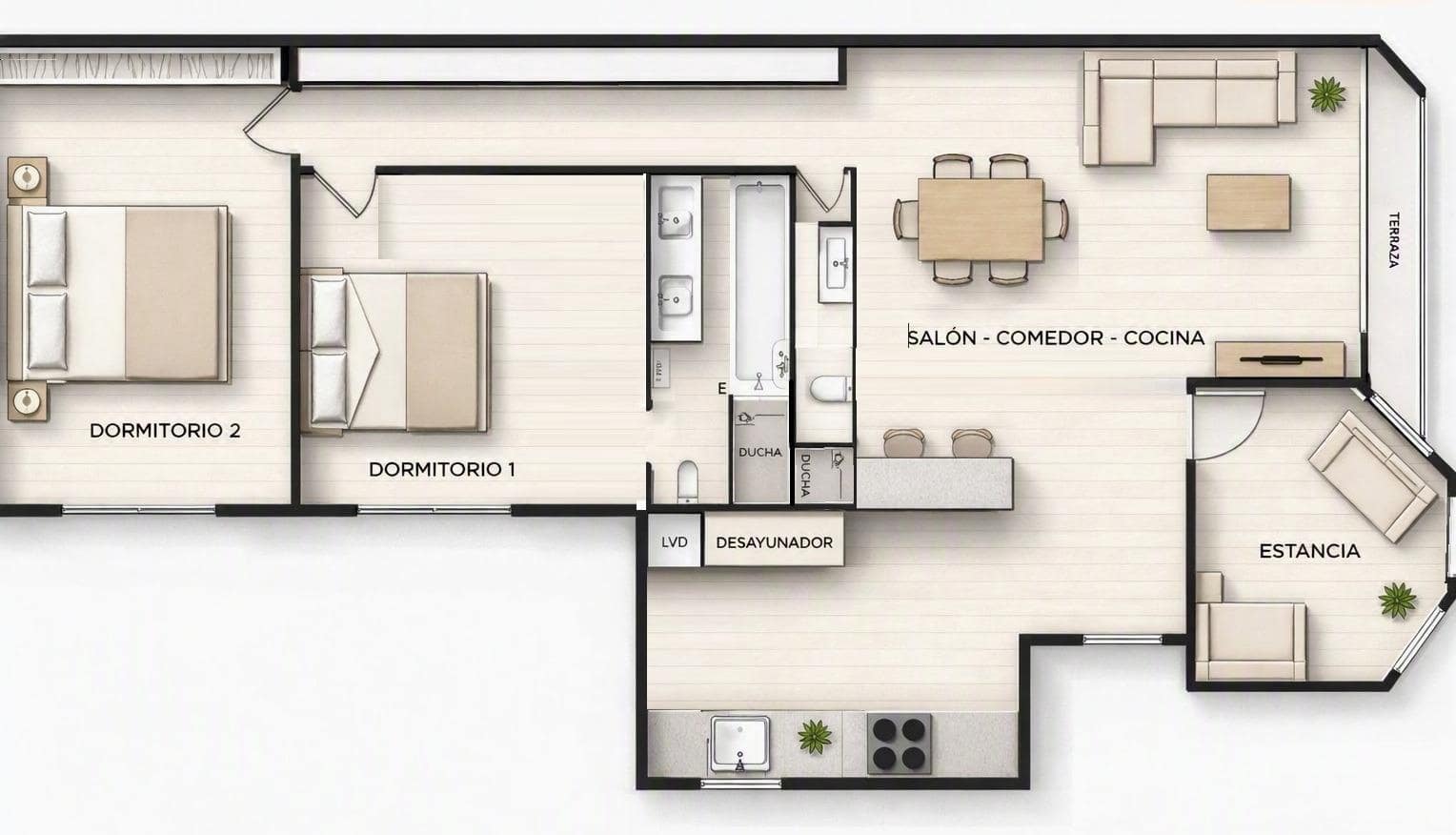 3 quarto Apartamento para venda em Valencia cidade - 395 000 € (Ref: 9949826)