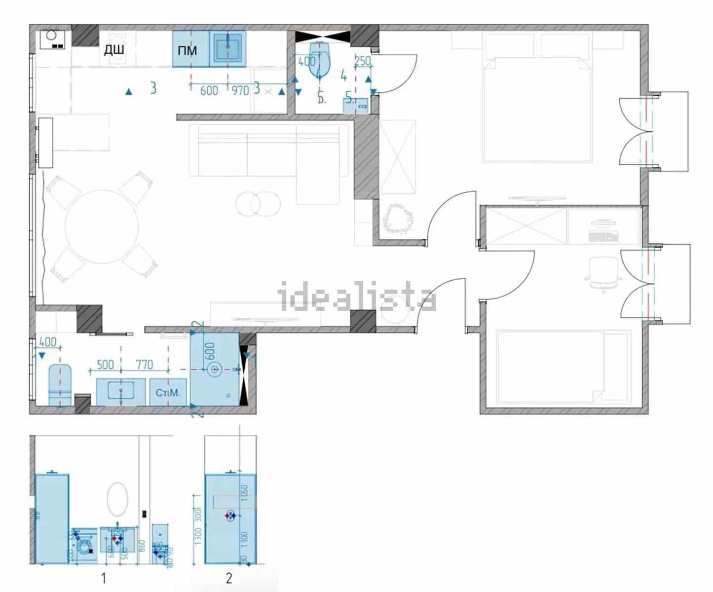 2 bedroom Flat for sale in Valencia city - € 420,000 (Ref: 9994281)