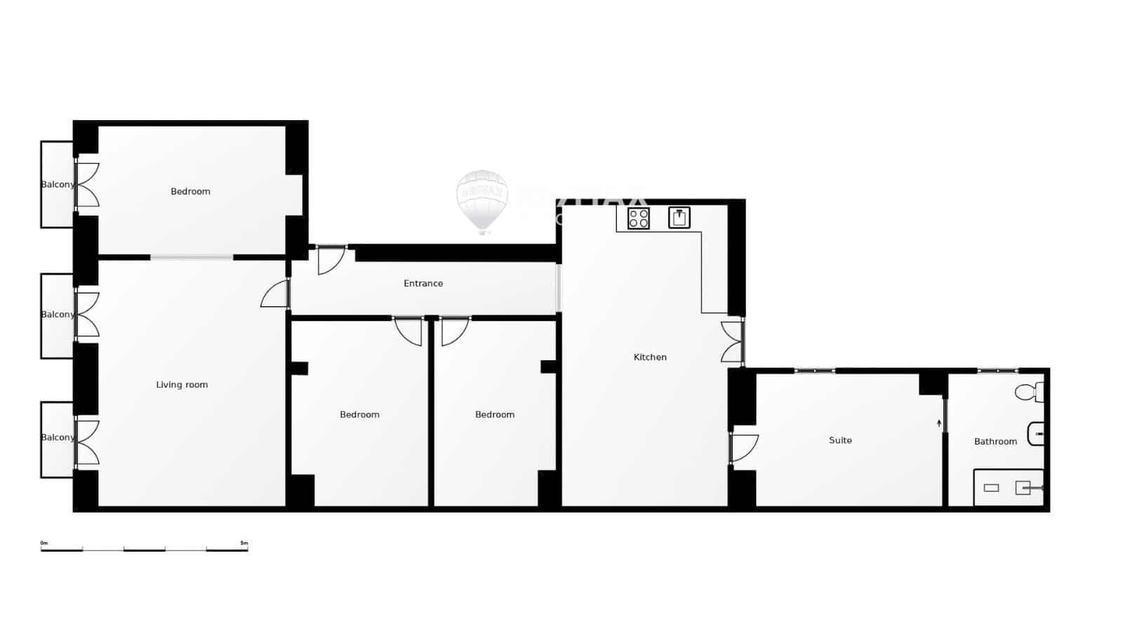 4 soveværelse Lejlighed til salg i Alicante by - € 590.000 (Ref: 9237686)
