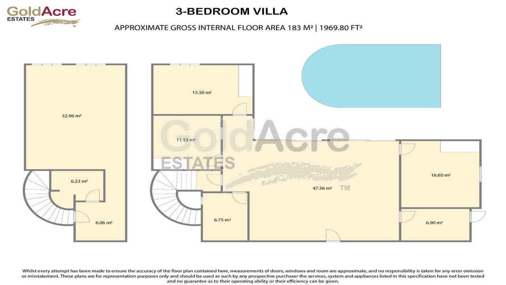 3 chambre Villa/Maison à vendre à Caleta de Fuste avec piscine garage - 475 000 € (Ref: 10097434)