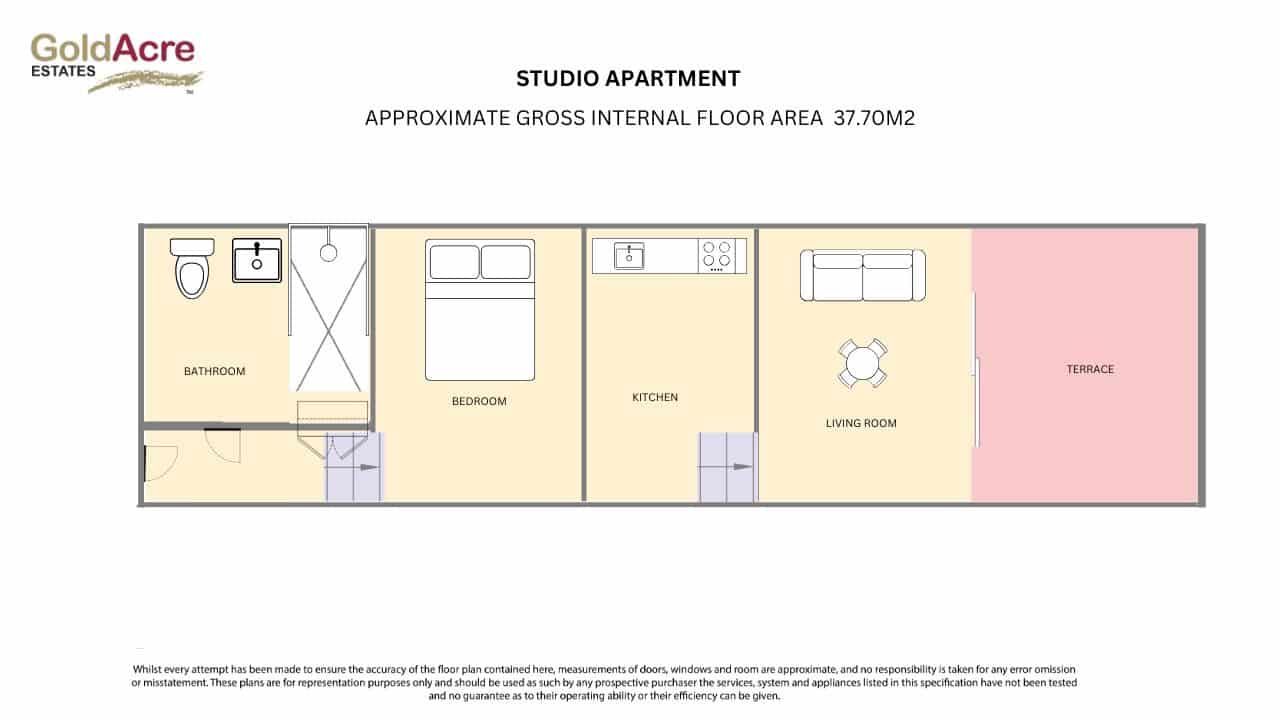 1 bedroom Apartment for sale in Caleta de Fuste - € 93,000 (Ref: 8854559)