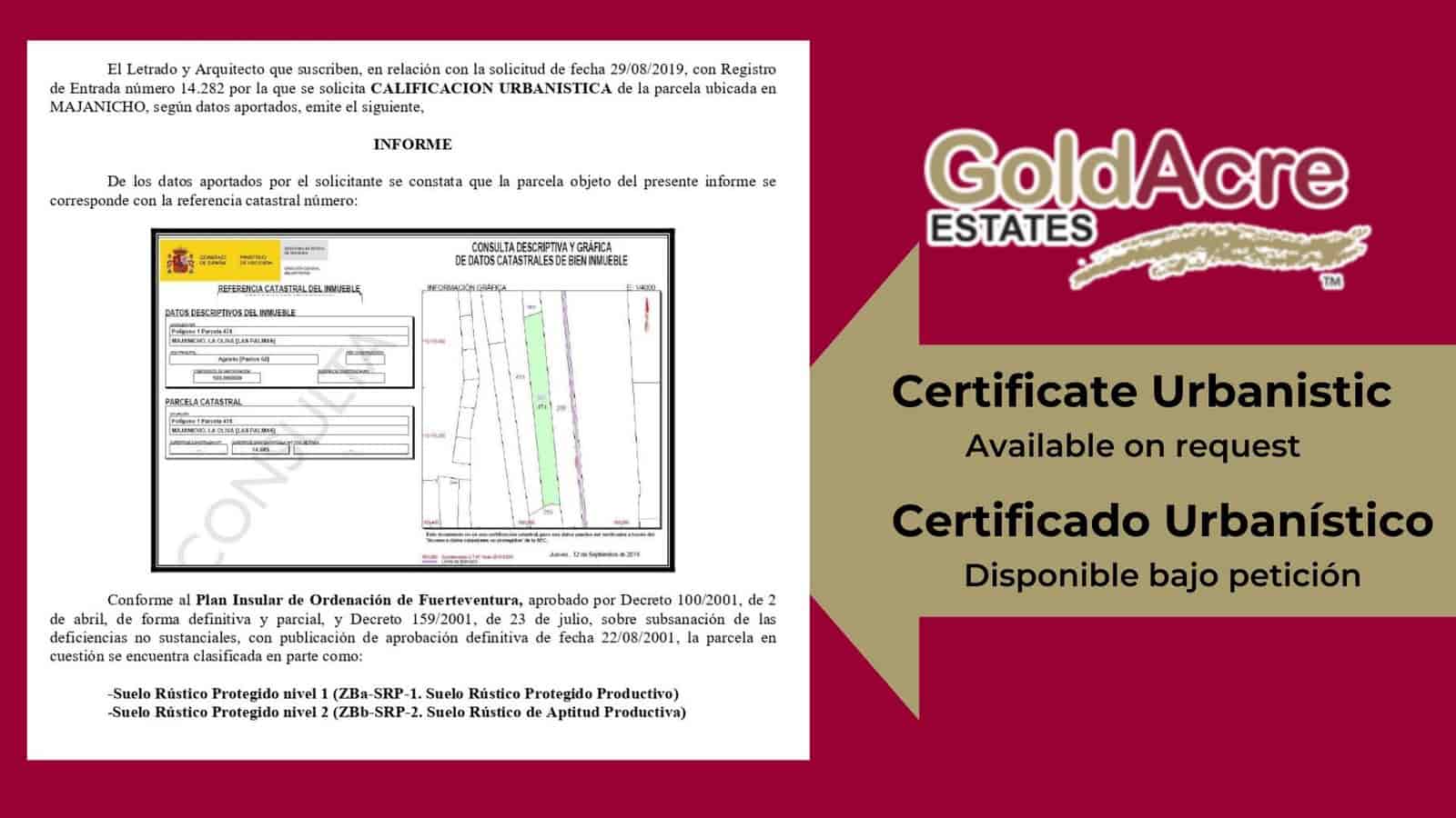 Grunde uden byggetilladelser til salg i Majanicho - € 50.000 (Ref: 8887369)