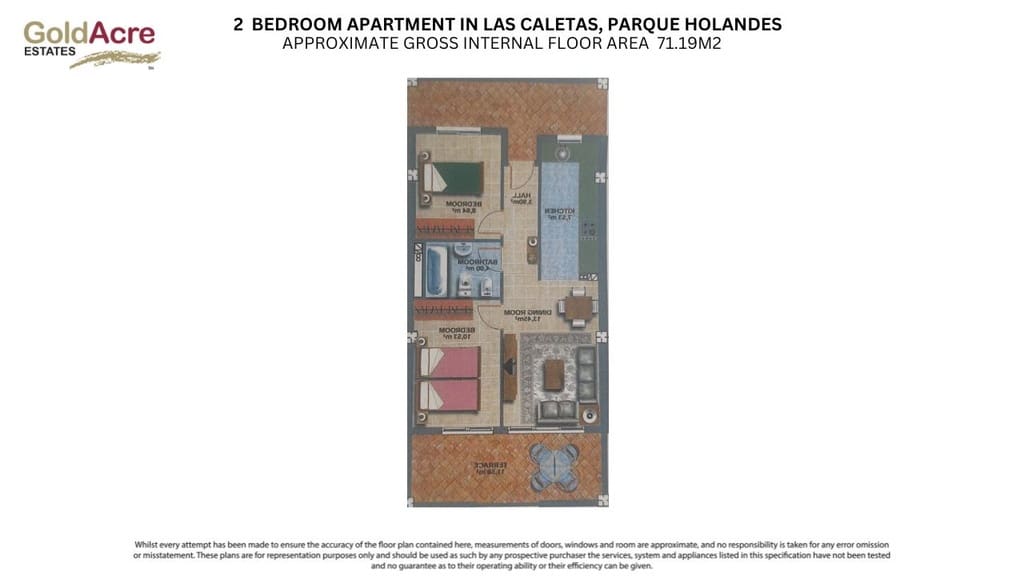 2 soveværelse Lejlighed til salg i Parque Holandes med swimmingpool - € 140.000 (Ref: 9108499)