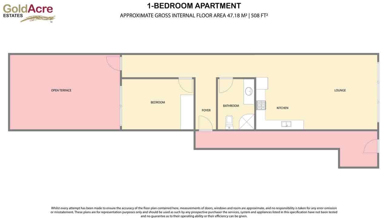 1 soveværelse Lejlighed til salg i El Cotillo - € 279.000 (Ref: 9302915)