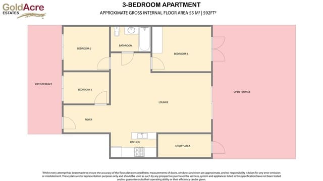 3 makuuhuone Huoneisto myytävänä paikassa Corralejo, La Oliva - 269 000 € (Ref: 9421799)