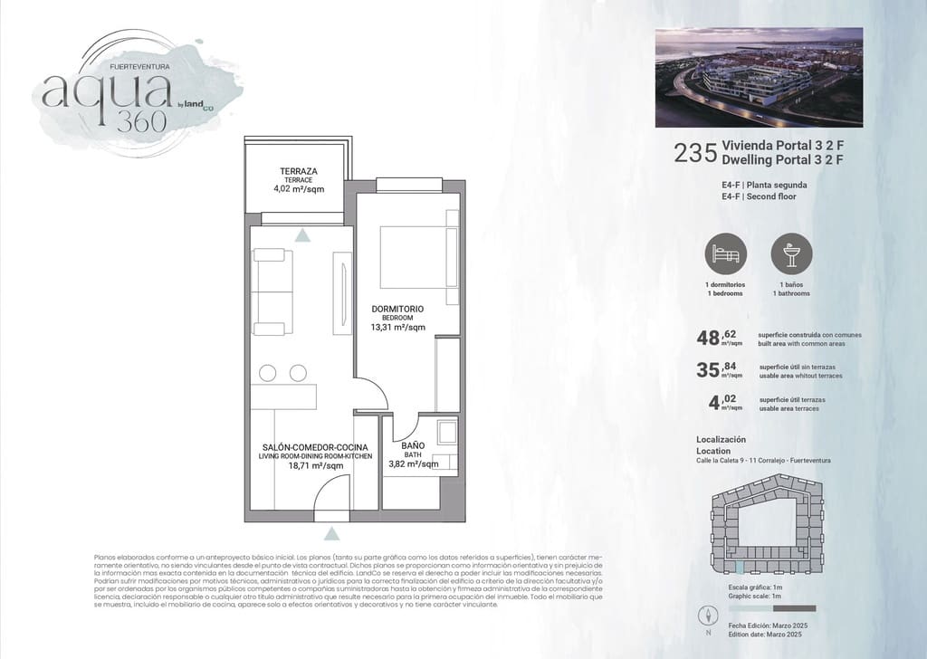1 bedroom Apartment for sale in Corralejo with pool garage - € 239,000 (Ref: 9737936)