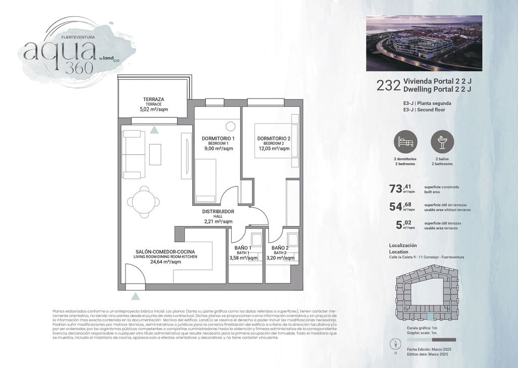 2 bedroom Apartment for sale in Corralejo with pool garage - € 366,000 (Ref: 9737937)