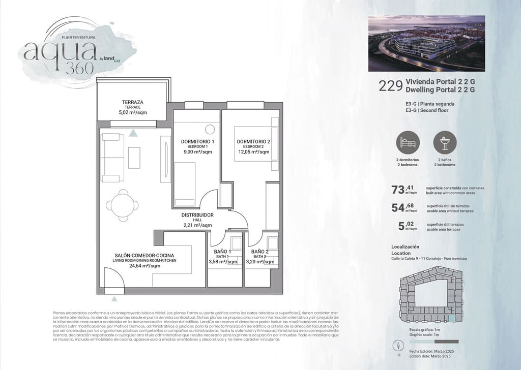 2 bedroom Apartment for sale in Corralejo with pool garage - € 366,000 (Ref: 9737939)