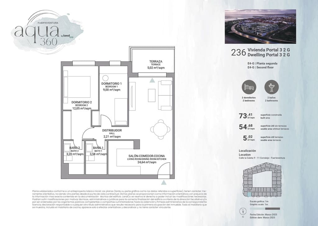 2 bedroom Apartment for sale in Corralejo with pool garage - € 356,000 (Ref: 9737948)