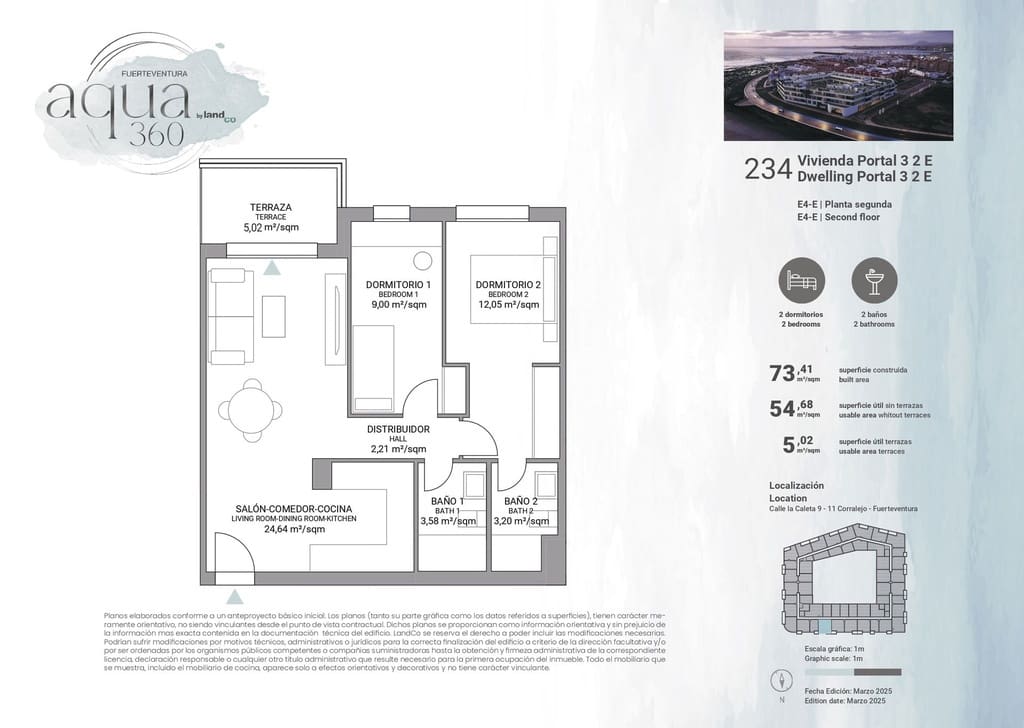 2 bedroom Apartment for sale in Corralejo with pool garage - € 358,000 (Ref: 9737949)