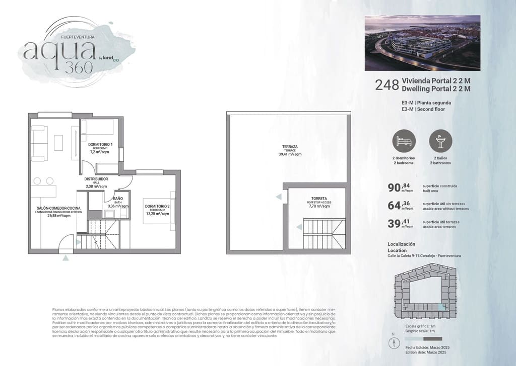 Apartamento de 2 habitaciones en Corralejo en venta con piscina garaje - 396.000 € (Ref: 9737950)
