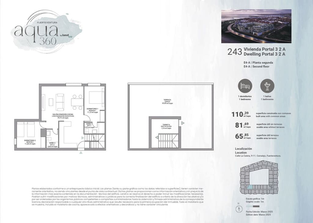 2 bedroom Apartment for sale in Corralejo with pool - € 423,000 (Ref: 9737951)