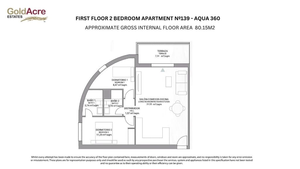 2 soveværelse Lejlighed til salg i Corralejo med swimmingpool - € 347.000 (Ref: 9755390)