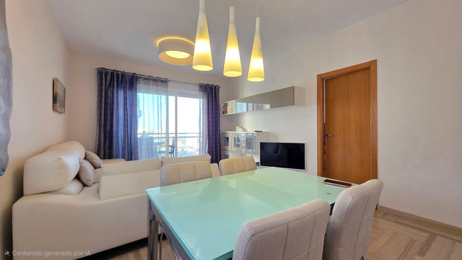 Apartamento de 3 habitaciones en Gandia en alquiler con piscina garaje - 1.000 € (Ref: 10030601)