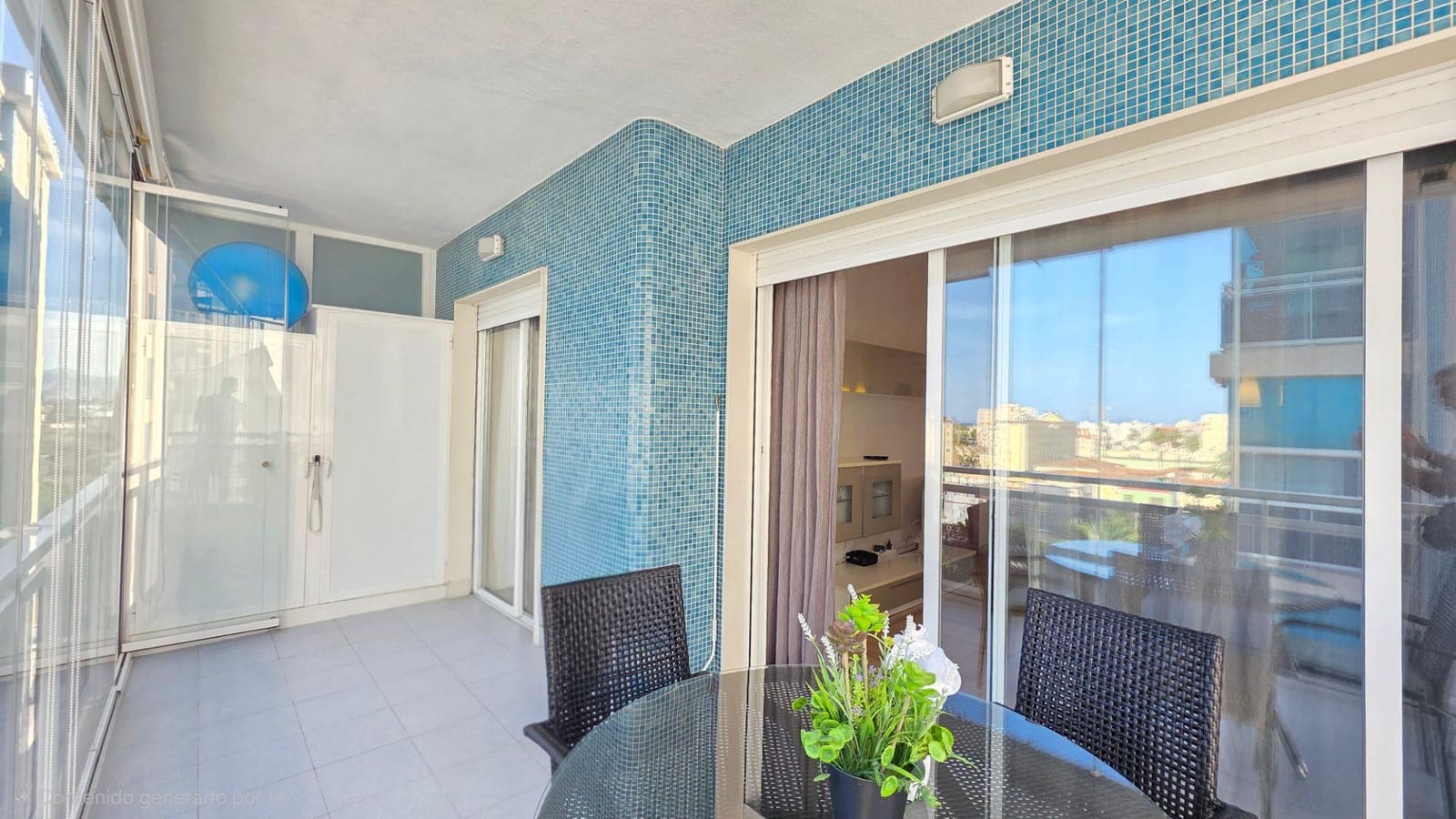 Apartamento de 3 habitaciones en Gandia en alquiler con piscina garaje - 1.000 € (Ref: 10030601)