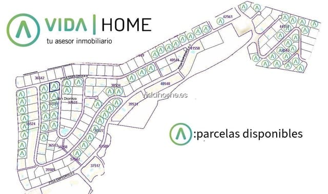 Ubebygd land til salgs i Pueblo, Calpe / Calp - € 220 000 (Ref: 10160780)