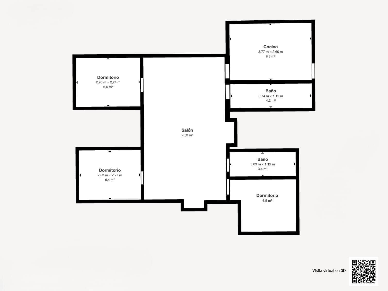 3 slaapkamer Villa te koop in Cordoba stad met zwembad garage - € 135.000 (Ref: 9359909)