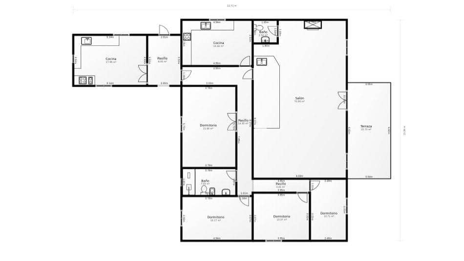 3 soveværelse Villa til salg i Cordoba by med swimmingpool garage - € 165.000 (Ref: 9359968)