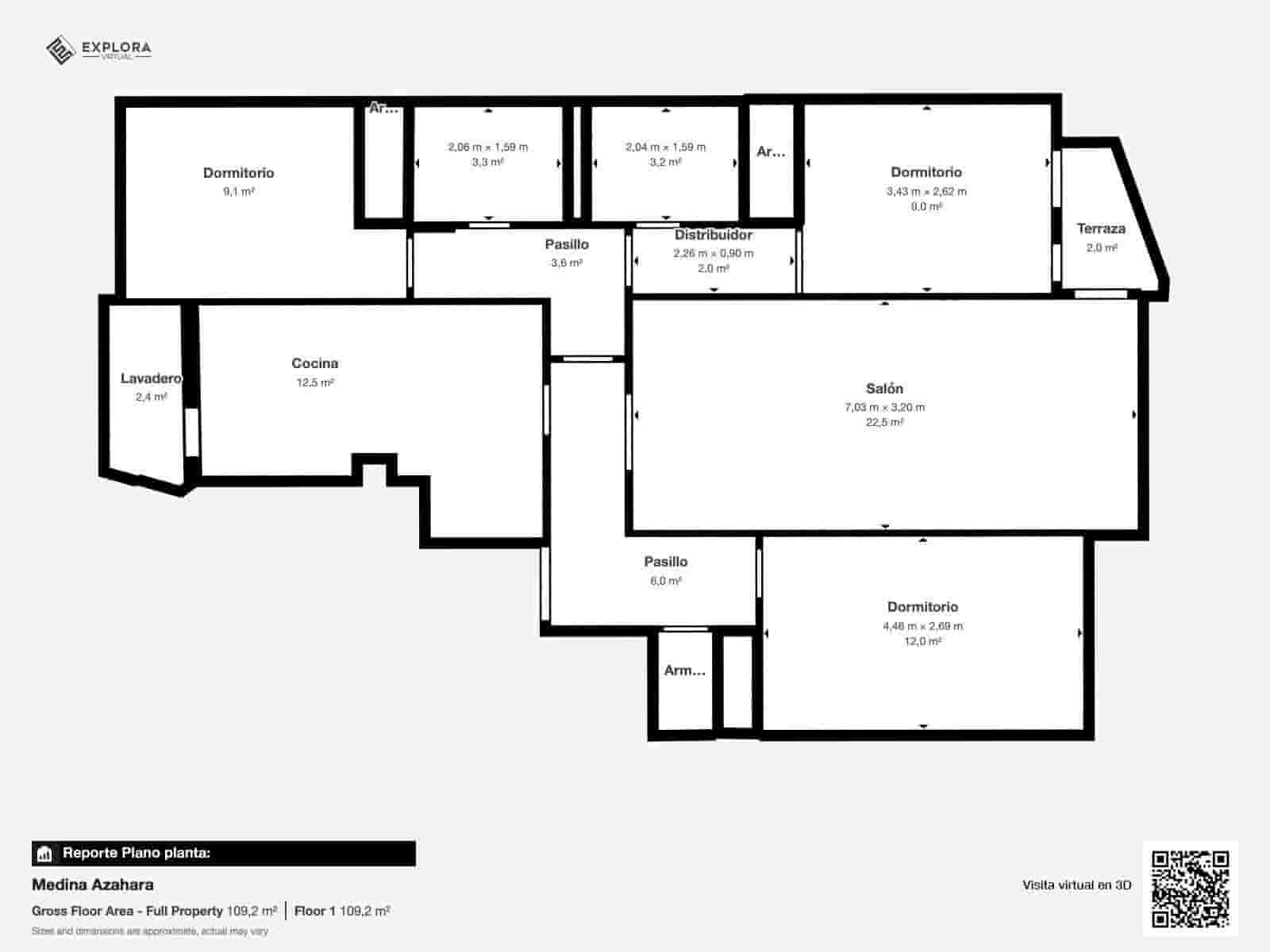 Piso de 3 habitaciones en Córdoba ciudad en venta - 259.000 € (Ref: 9360037)