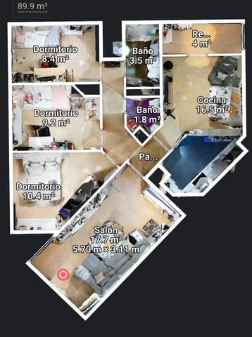 3 camera da letto Appartamento in vendita in Moreras, Cordova città - 102.000 € (Rif: 9409268)