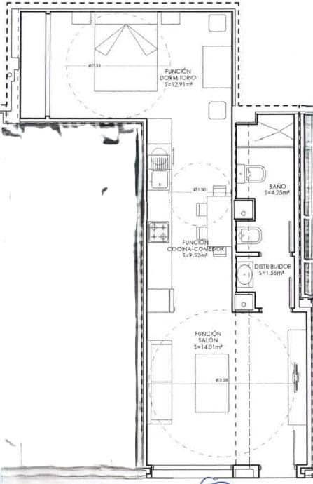 1 makuuhuone Ullakkoasunto myytävänä paikassa Cordoba kaupunki - 97 700 € (Ref: 9639515)
