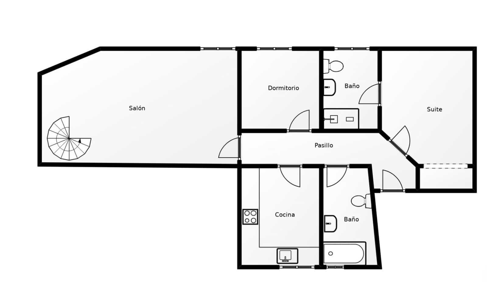 2 sovrum Lägenhet till salu i Cordoba stad - 270 000 € (Ref: 9698868)