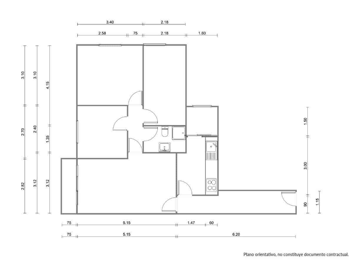 3 soveværelse Lejlighed til salg i Cordoba by - € 159.900 (Ref: 9704940)