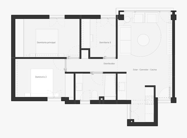 3 Zimmer Wohnung zu verkaufen in Córdoba Stadt mit Garage - 167.000 € (Ref: 9721775)