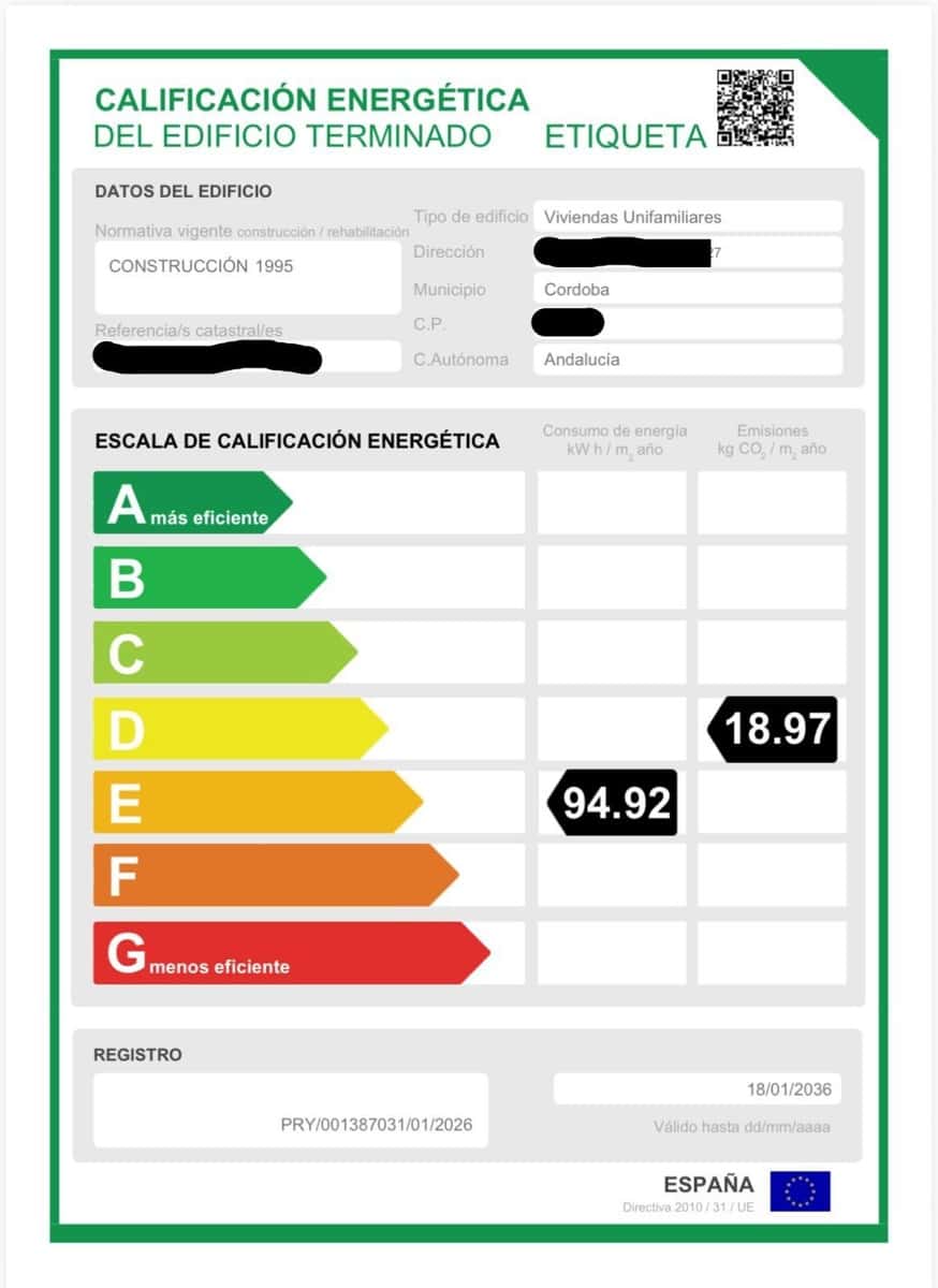 4 bedroom Terraced Villa for sale in El Higueron with garage - € 220,000 (Ref: 9726727)