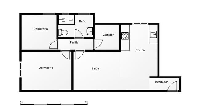 2 bedroom Flat for sale in Santa Rosa, Córdoba city - € 143,000 (Ref: 9732222)