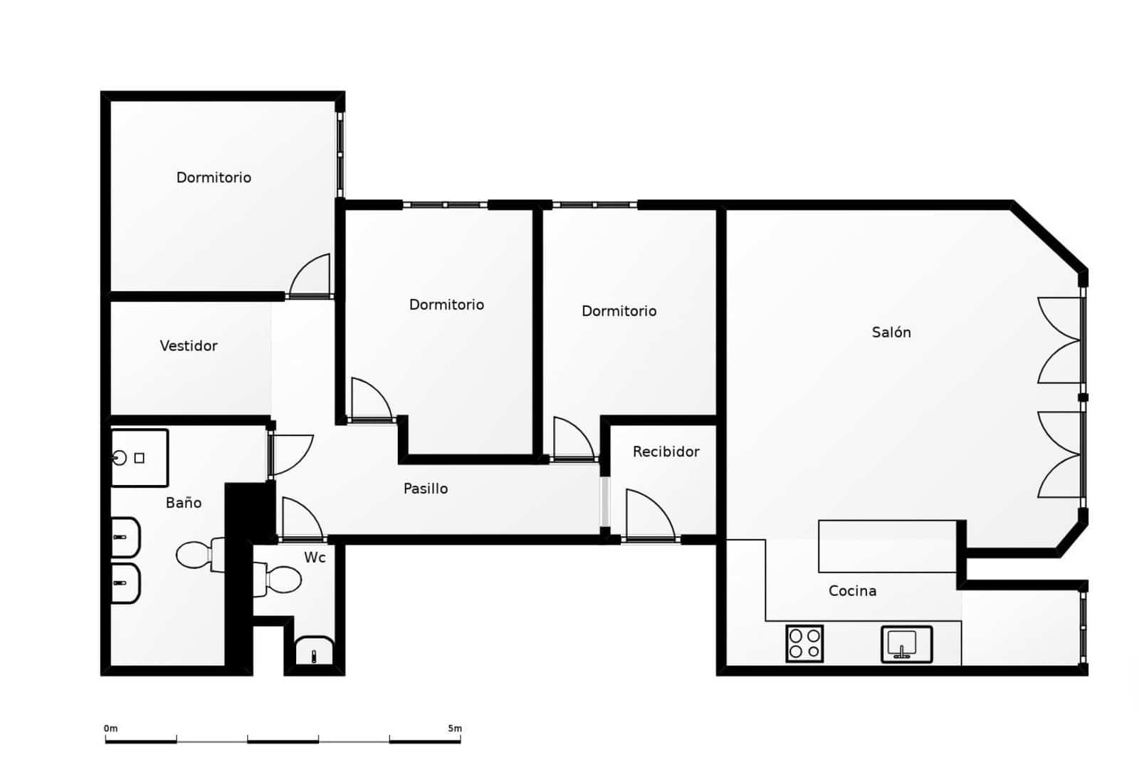 3 soveværelse Lejlighed til salg i Cordoba by - € 225.000 (Ref: 9784544)