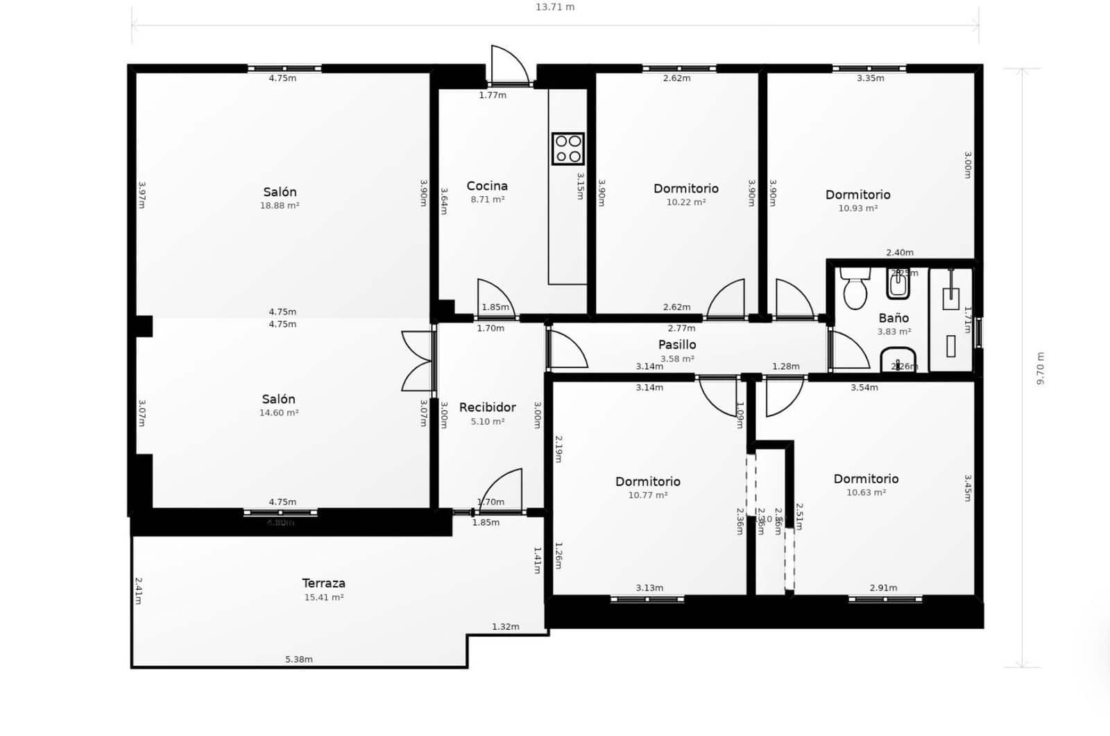 4 soveværelse Villa til salg i El Higueron med swimmingpool garage - € 230.000 (Ref: 9820608)