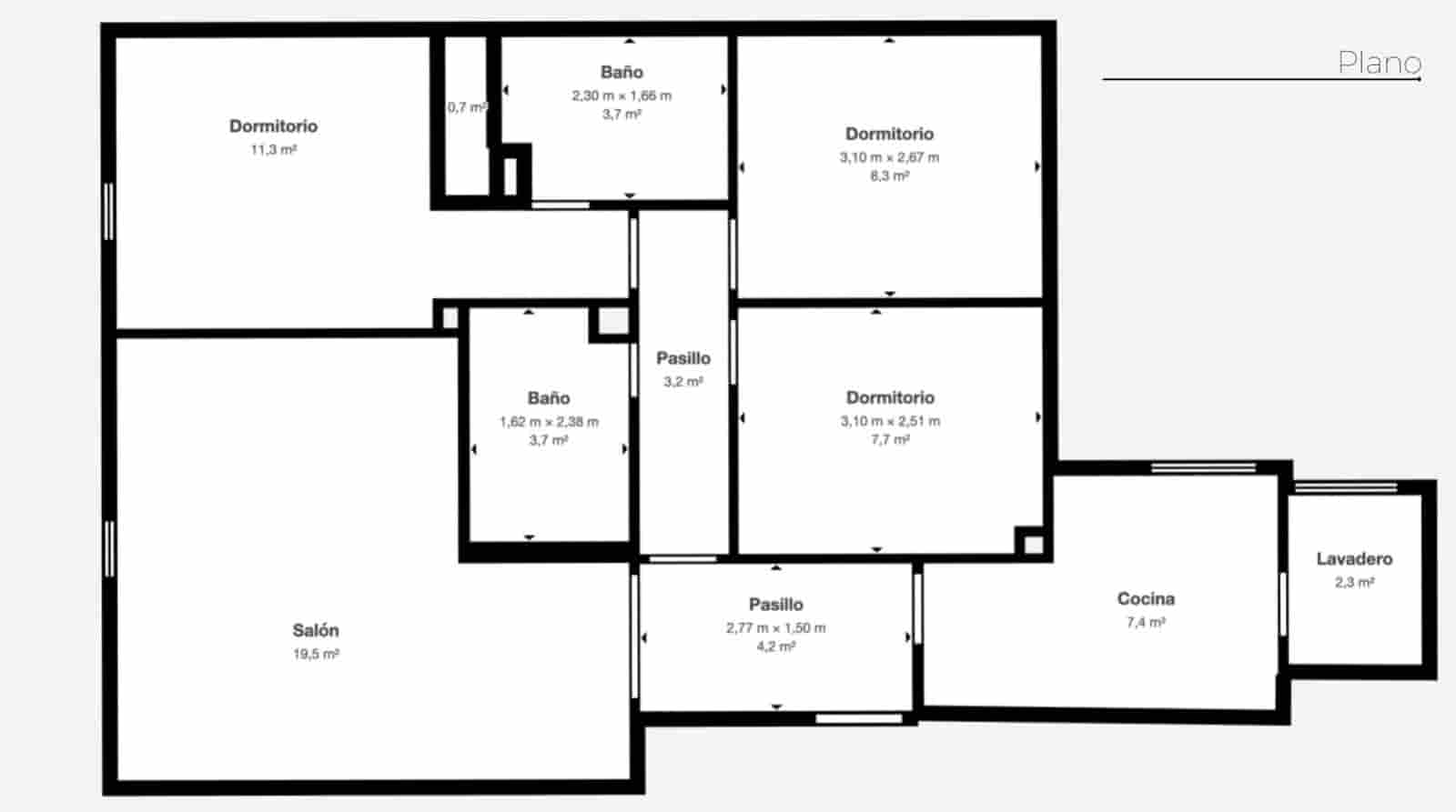 3 soveværelse Lejlighed til salg i Cordoba by med garage - € 194.500 (Ref: 9843475)